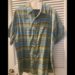 Carbon 2 Cobalt Button Down Short Sleeve Shirt